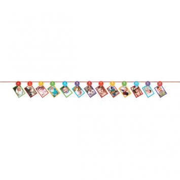 1st Birthday Rainbow Photo Garland