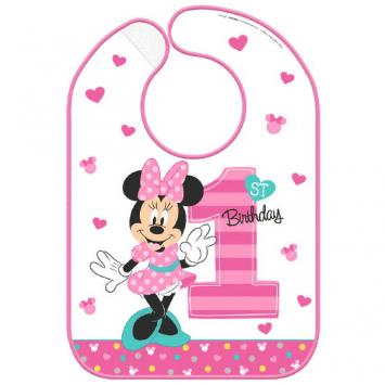 Disney Minnie's Fun To Be One Baby Bib