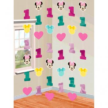 Disney Minnie's Fun To Be One String Decorations (12 in a package)
